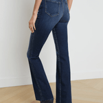 Ruth High Rise Straight Leg Jean in Columbia - Lukka Boutique