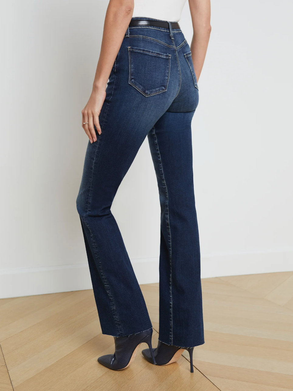 
                  
                    Ruth High Rise Straight Leg Jean in Columbia
                  
                