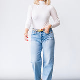 Ellen Bow Leg Jean in Euclid