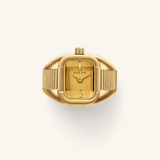 Nocturne Gold Expandable Watch Ring - Lukka Boutique