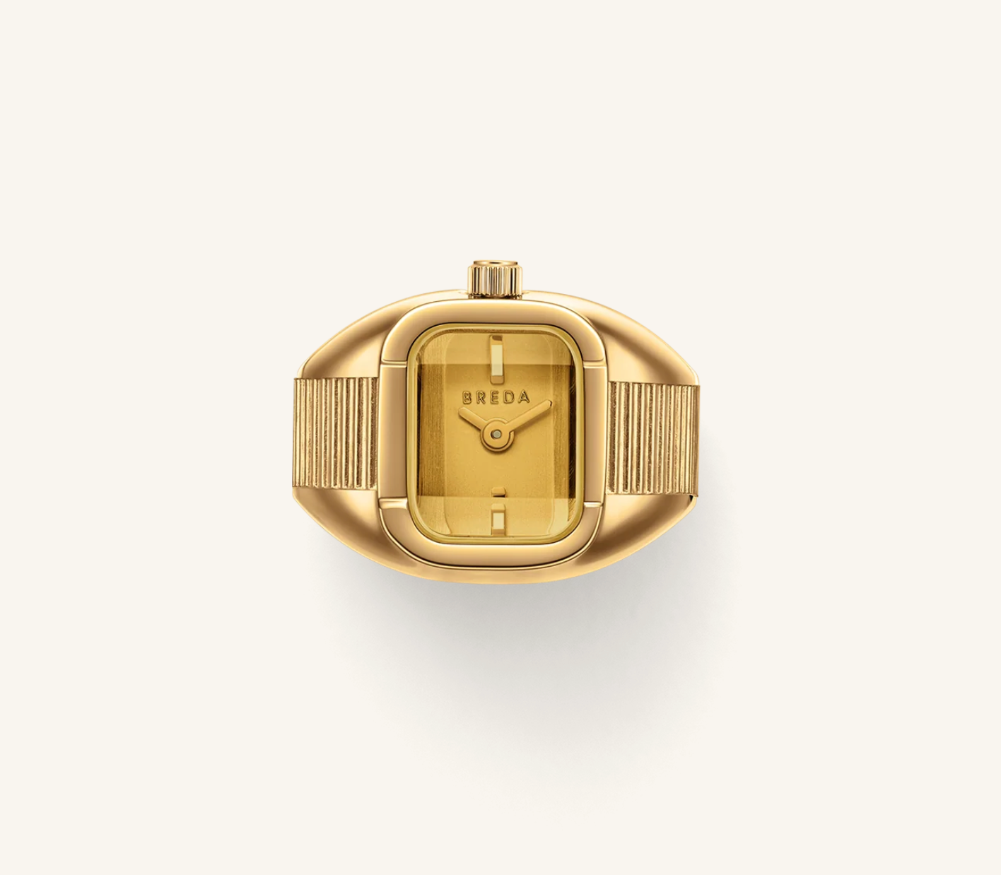 Nocturne Gold Expandable Watch Ring - Lukka Boutique