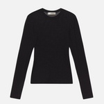 The Mesh Polka Dot Top in Black - Lukka Boutique