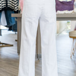 Patch Pocket Mid Rise Maven Ankle in Totally Innocent - Lukka Boutique