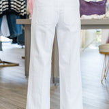 Patch Pocket Mid Rise Maven Ankle in Totally Innocent - Lukka Boutique
