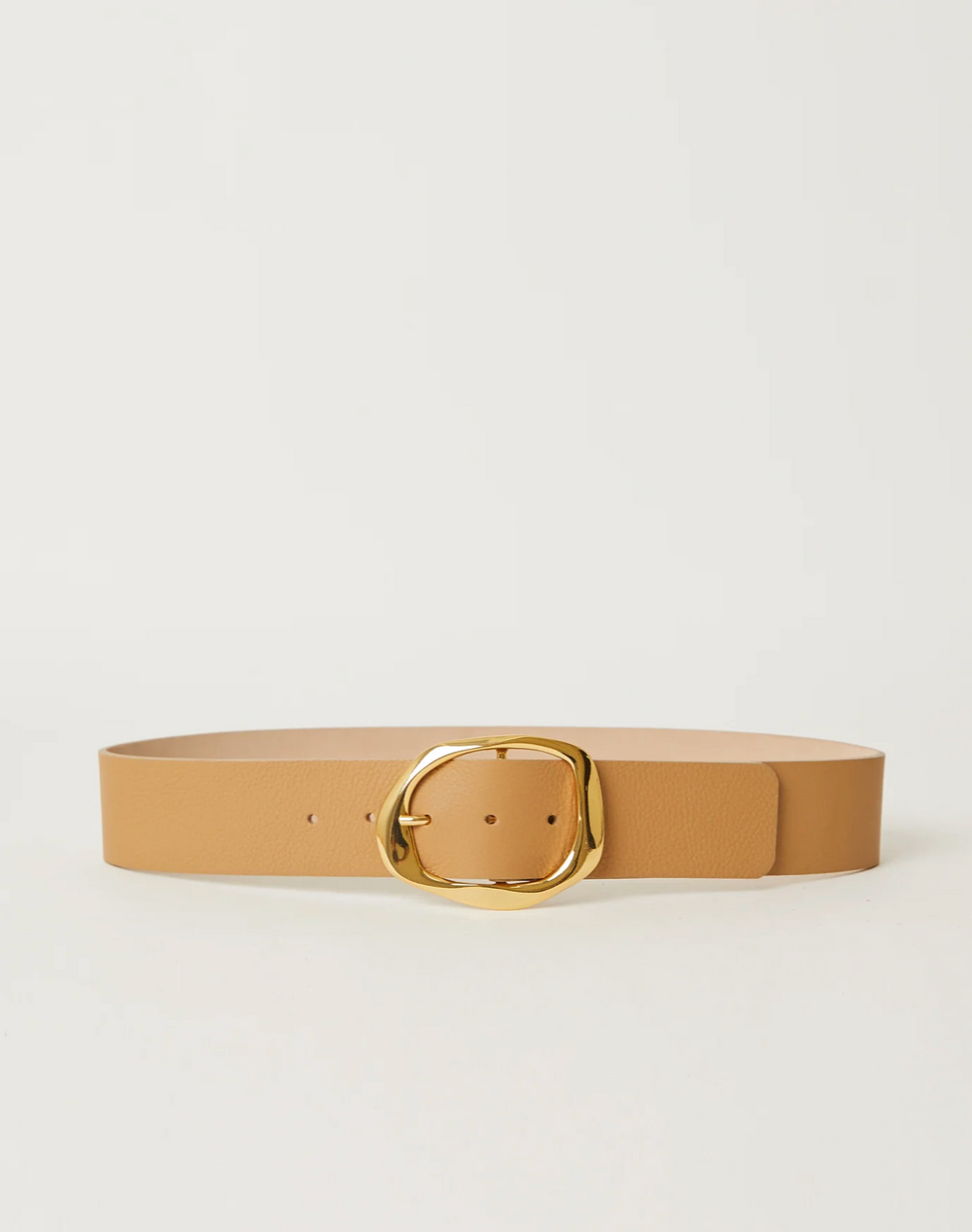 Edmond Leather Belt in Vacchetta Gold