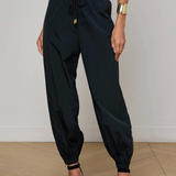 Mariko Jogger With Zipper in Black - Lukka Boutique