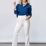 Robertson Crop Flare Trouser - Lukka Boutique