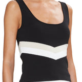 Flavia Sweater Tank in Black Combo - Lukka Boutique