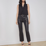 Kendra High Rise Crop Flare - Lukka Boutique