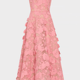 Petunia Lace Gown in Rose Quartz