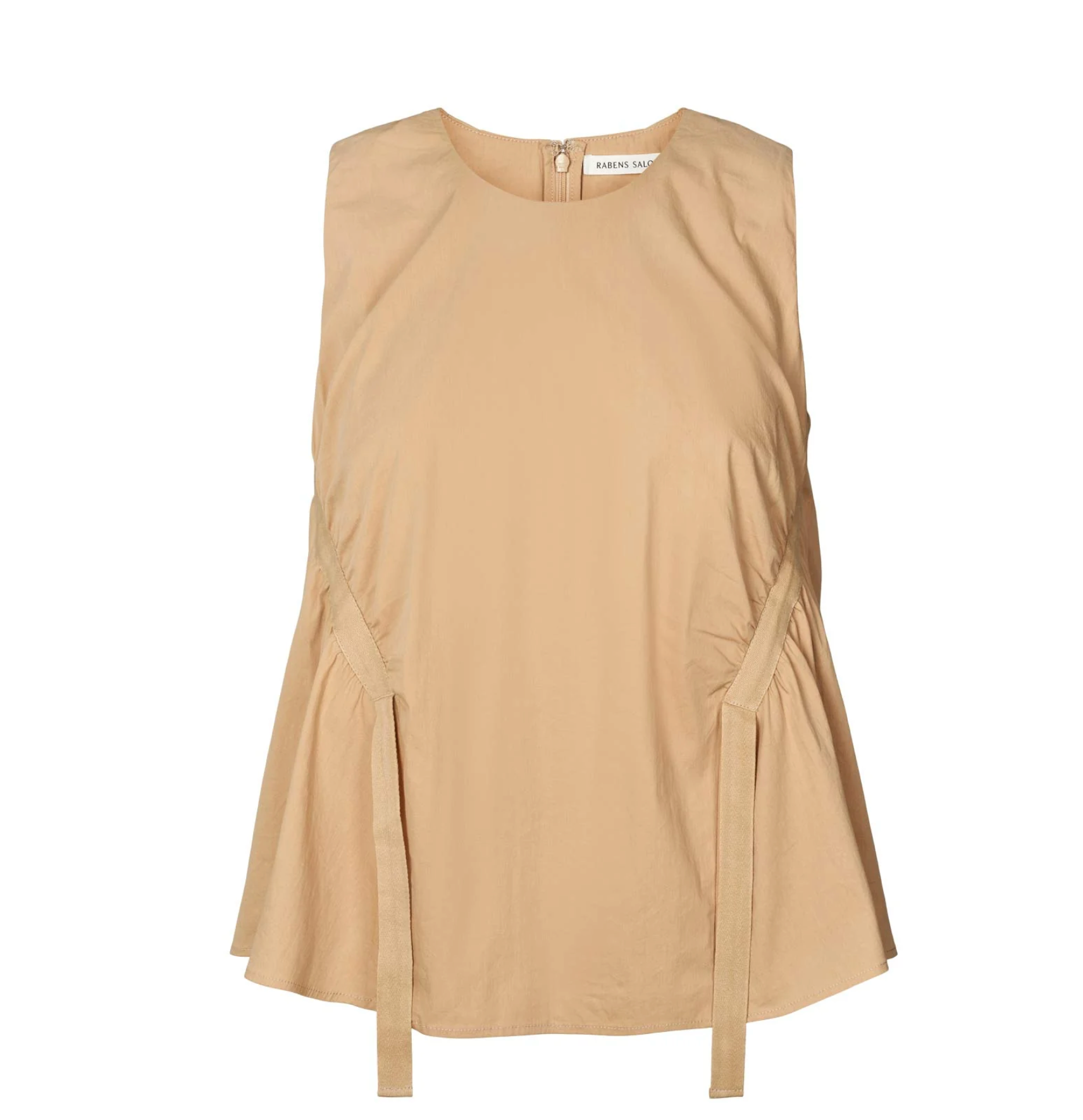 Papery Gathered Top in Toffee - Lukka Boutique