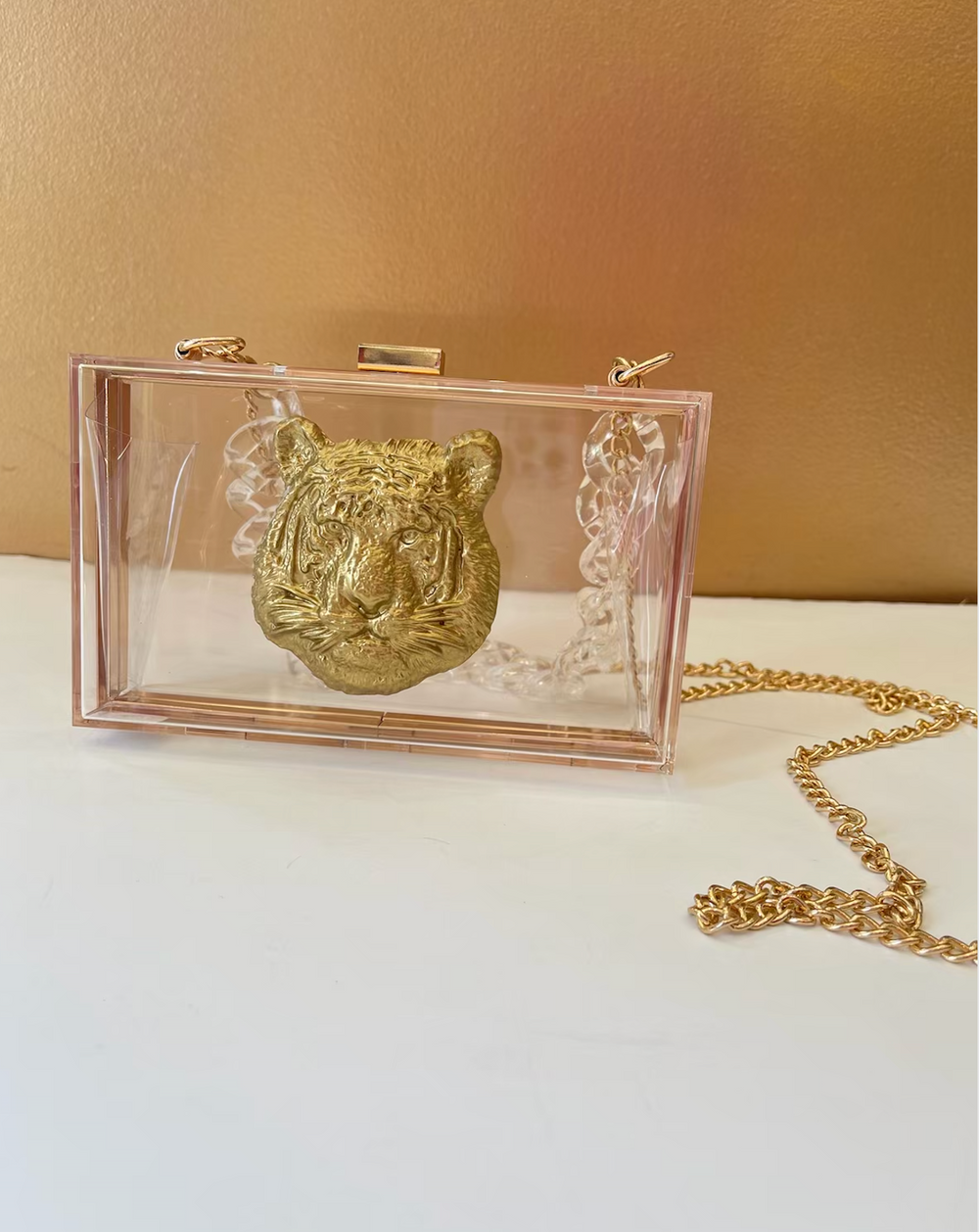 Tiger Clear Purse