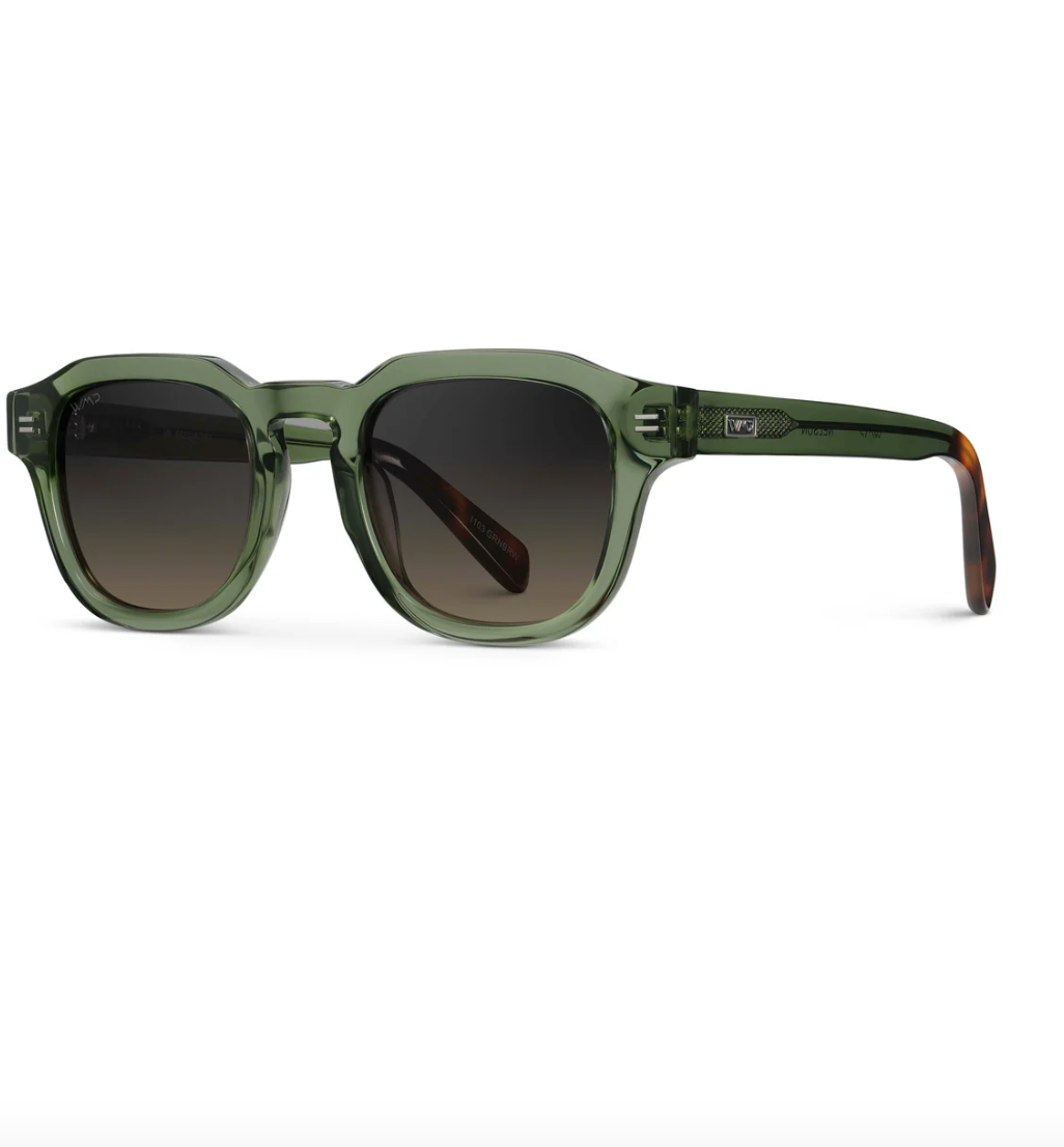 Nelson Polarized Sunglasses in Green Brown - Lukka Boutique