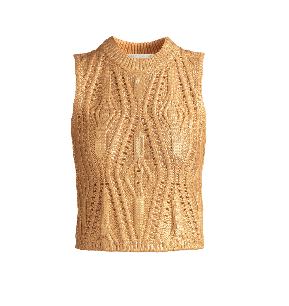 Mcguire Top in Gold - Lukka Boutique