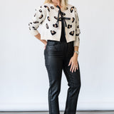 Delano Sweater in Animal Print