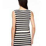 City Summer Tank in Macrame Stripe - Lukka Boutique