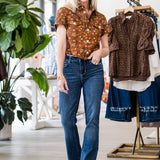 Paro Top in Bandana Camel