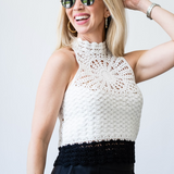 Ashley Top in Ivory - Lukka Boutique