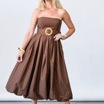 Anisha Dress in Truffle - Lukka Boutique