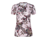 Ressi Short Sleeve Crew Neck Tee in Butterfly Jungle