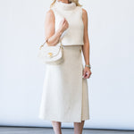 Luca Skirt in Cloud Tweed - Lukka Boutique