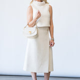 Luca Skirt in Cloud Tweed - Lukka Boutique