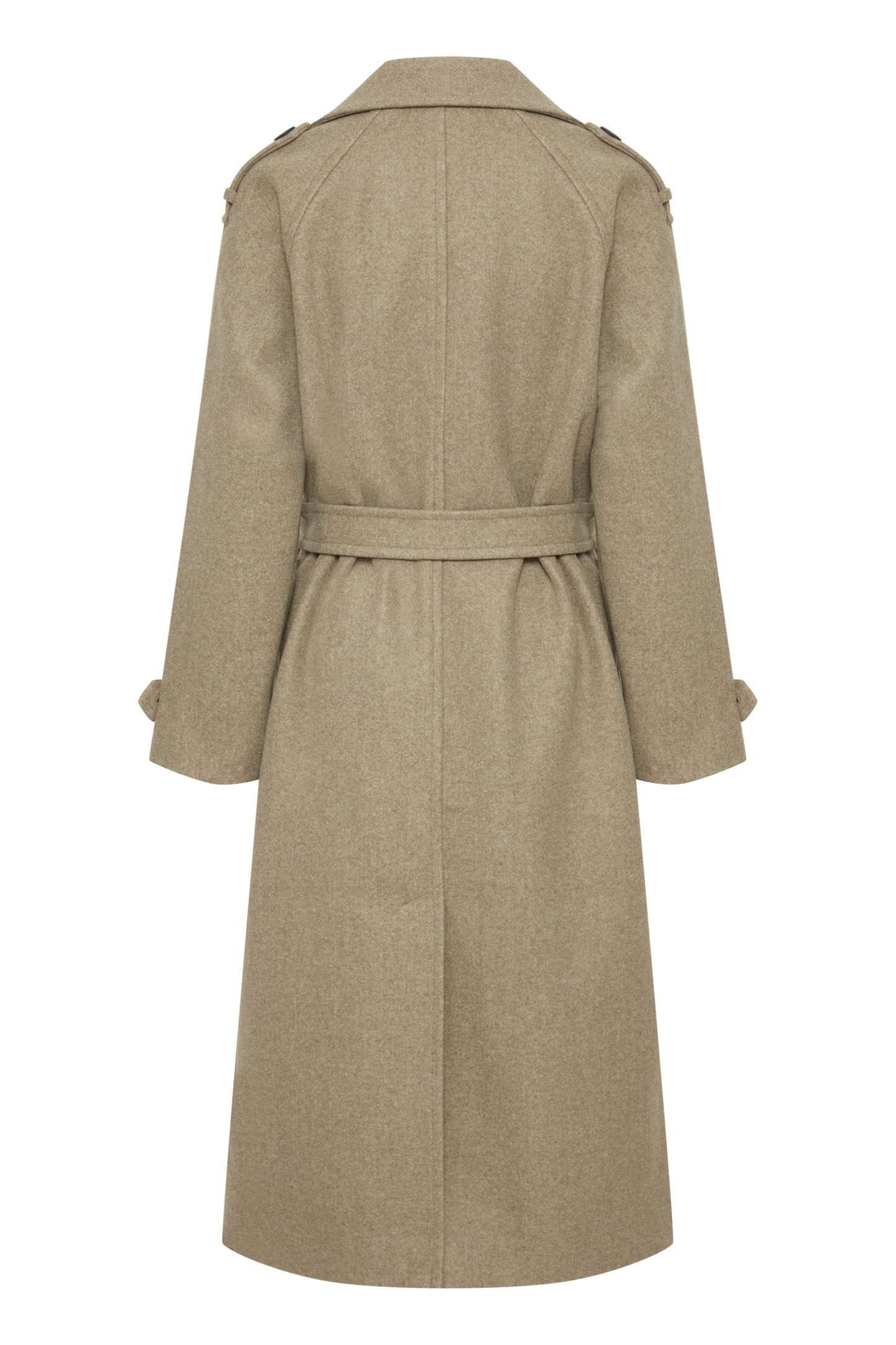 
                  
                    Cilia Trench Coat in Sepia Tint Melange
                  
                