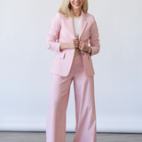 Pink Striped Tailoring Jacket