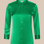Dani 3/4 Sleeve Blouse in Island Green - Lukka Boutique