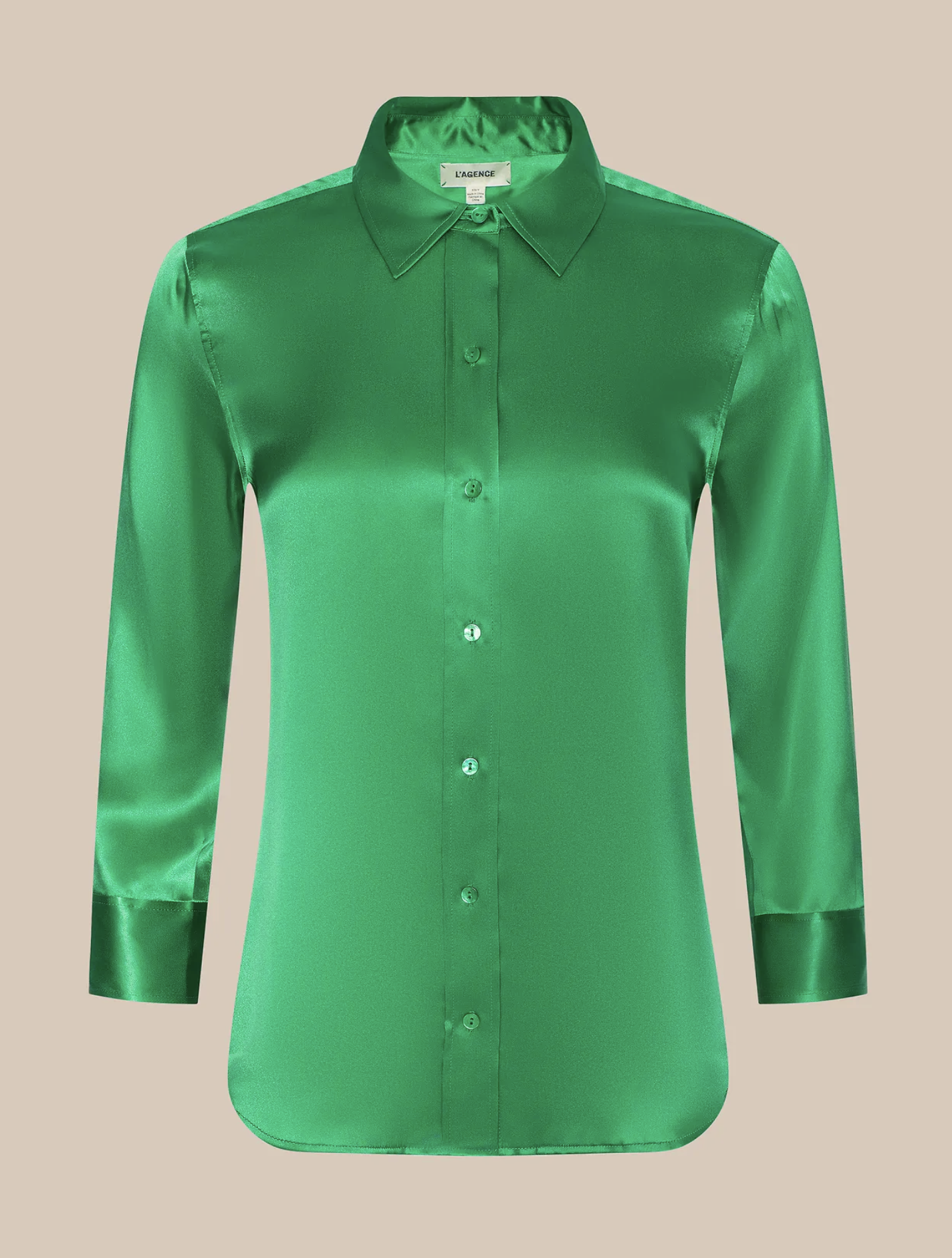 Dani 3/4 Sleeve Blouse in Island Green - Lukka Boutique