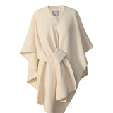 Claudelle Knitted Wrap With Loop - Lukka Boutique