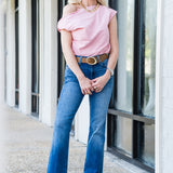 Alice Top in Baby Pink