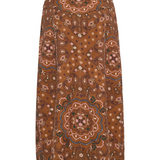 Juniper Midi Skirt in Bandana Camel