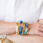Multicolored Gemstone Stretch Bracelets - Lukka Boutique