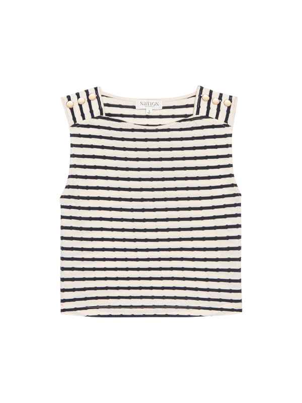 Bettina Tank in Night Sky Stripe