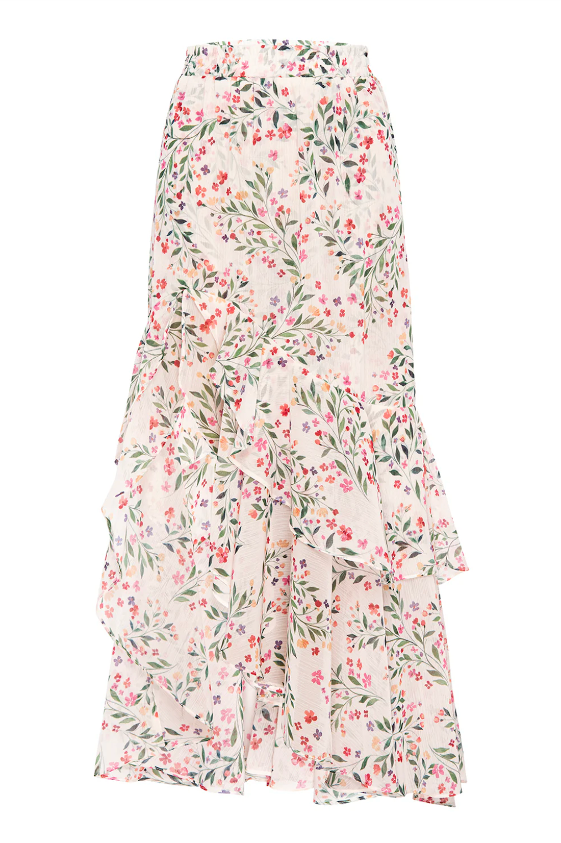 Seva Skirt in Spring Ditsy Chiffon