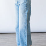 Arellia Ankle Barrel Leg Jean in Cosmic Embellished