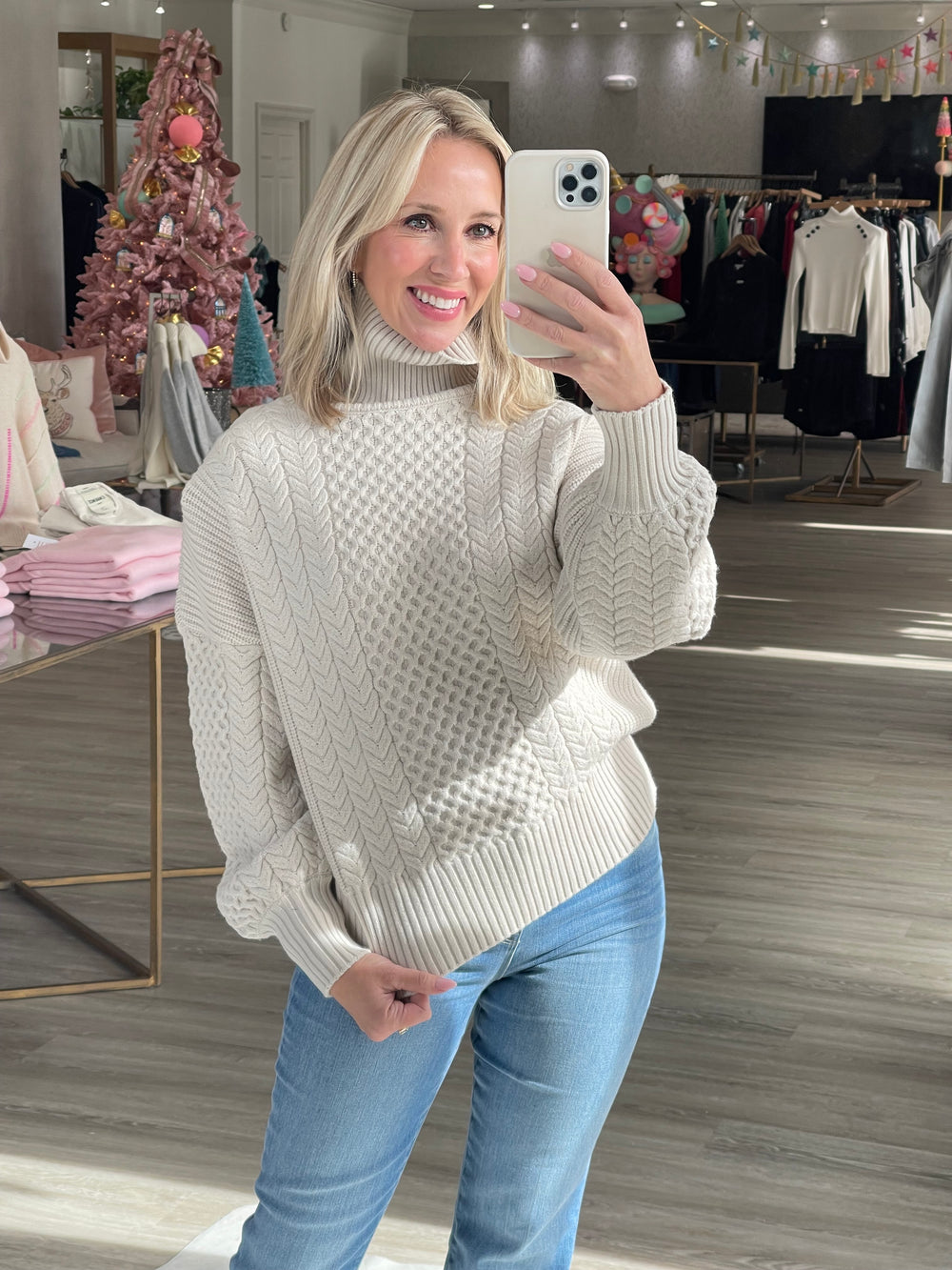 Relaxed Cable Sweater