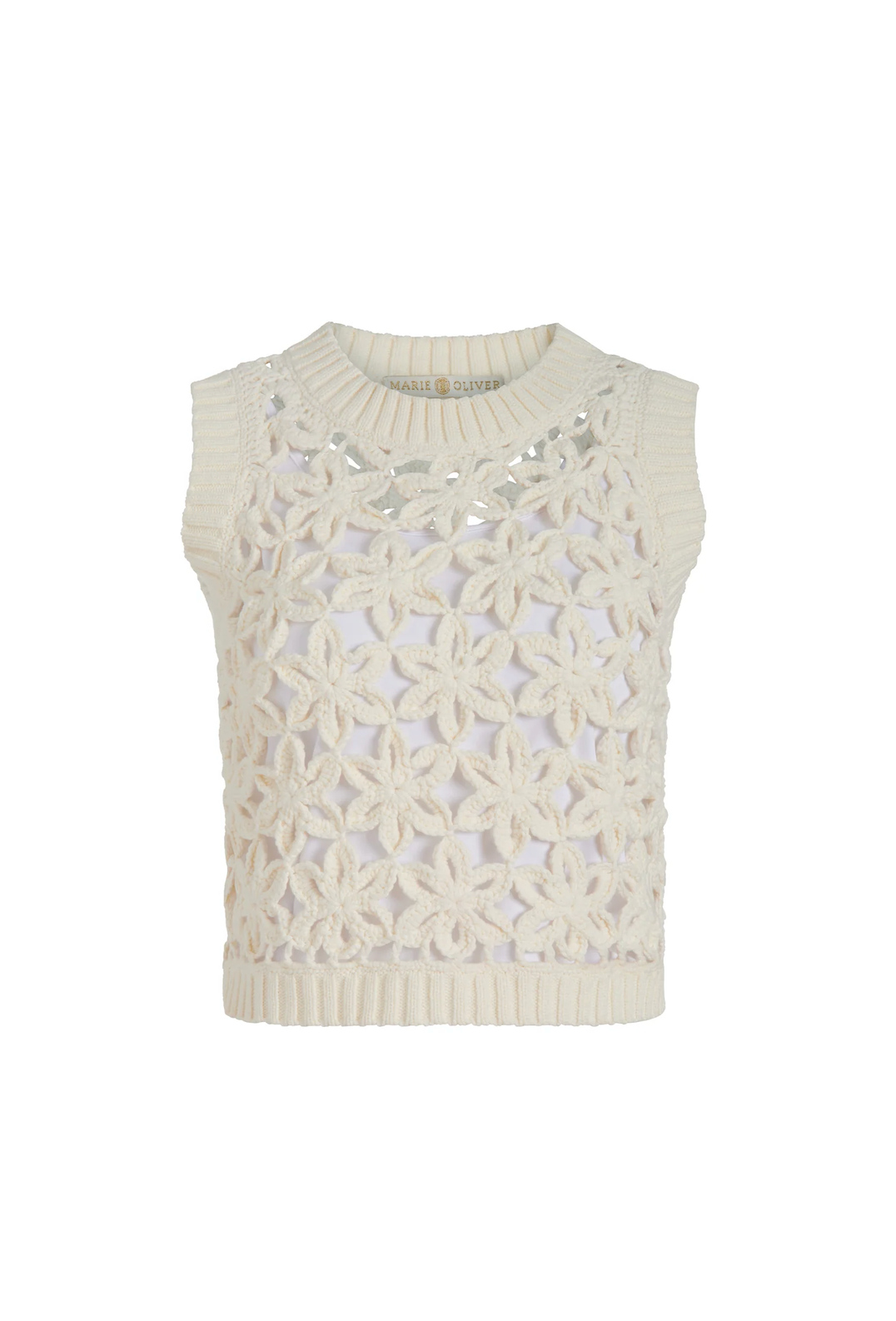 Thea Shell Top in Ecru