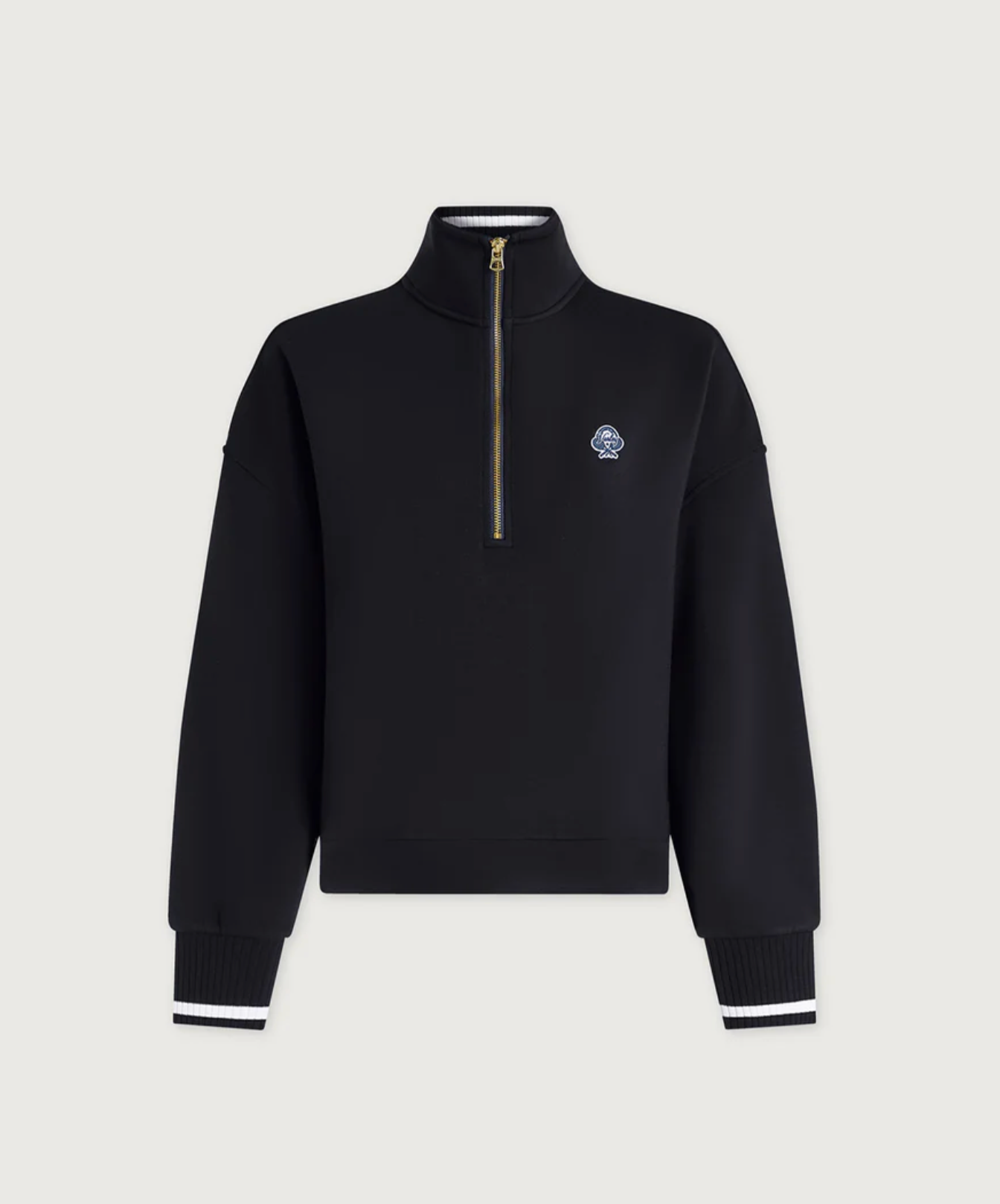 Bertle Half Zip in Navy - Lukka Boutique
