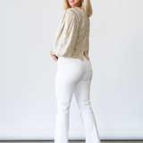 Bouffantes Blouse in Light Kaki