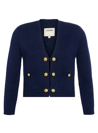 
                  
                    Catie Knit Blazer in Midnight
                  
                