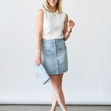 Sequin Knit Shell