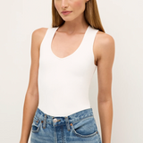 Miranda Tank in Cool White