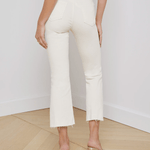 Kendra High Rise Cropped Flare in Vintage White - Lukka Boutique