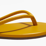 Tubular Lily Flipflops in Lemon Curry