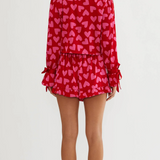 Aurora & Luna PJ Set in Valentine Heart