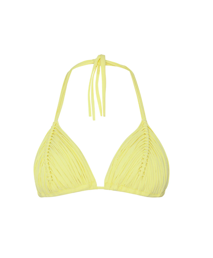 Isla Triangle Top in Buttercup - Lukka Boutique