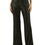 Olivian Beaded Mesh Pant in Black - Lukka Boutique