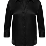 Dani 3/4 Blouse in Black